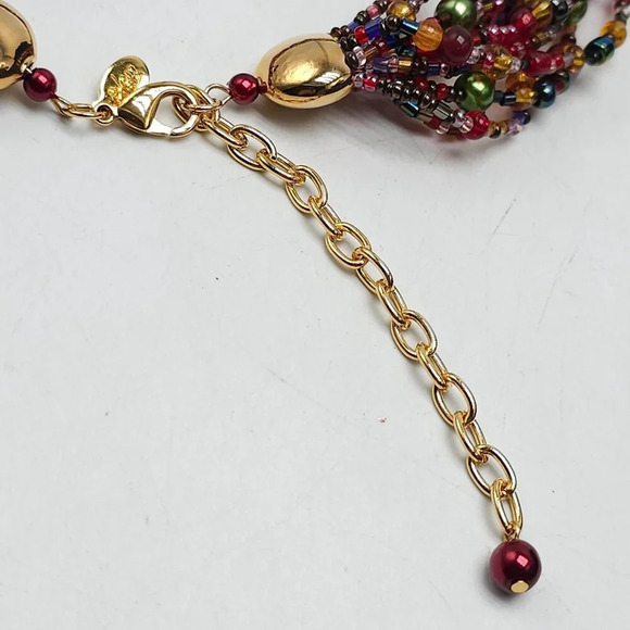 Joan Rivers Multi-Strand Beaded Necklace With Gold Tone Clasp - Picture 5 of 7